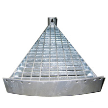 Galvanized MS / GI Steel Spiral Stair Tread Steel Grating